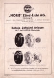 Noris Zünd-Lichtanlage für Motorräder MLZ and MLZS 1952