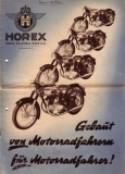 Horex Prospekt ca. 1951