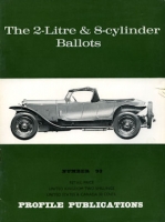 Ballot 2 Ltr. & 8 cylinder Profile Publications No. 93