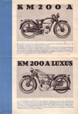 DKW KM 200 / KM 200 A Luxus Prospekt 1935