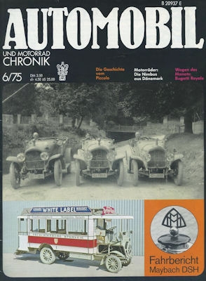 Automobil und Motorrad Chronik 1975 Heft 6
