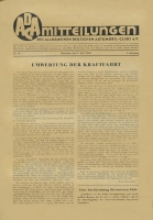 ADAC Mitteilungen Nr. 10 1.7.1948