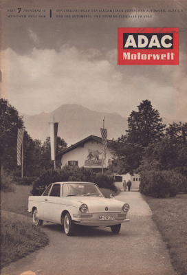 ADAC Motorwelt 1959 Heft 7