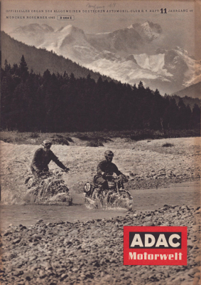 ADAC Motorwelt 1962 Heft 11
