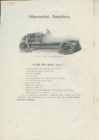 AGA 6/20 HP owner`s manual 1920s