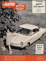 Auto, Motor & Sport 1958 Heft 20