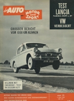 Auto, Motor & Sport 1960 Heft 12