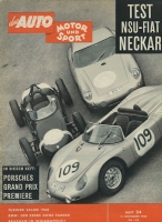 Auto, Motor & Sport 1960 Heft 24