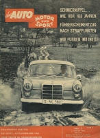 Auto, Motor & Sport 1962 Heft 1