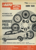 Auto, Motor & Sport 1962 No. 13