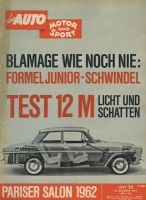 Auto, Motor & Sport 1962 No. 22