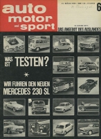 Auto, Motor & Sport 1963 Heft 6