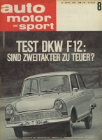 Auto, Motor & Sport 1963 No. 8