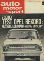 Auto, Motor & Sport 1963 No. 9