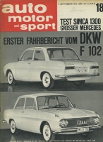 Auto, Motor & Sport 1963 No. 18