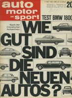 Auto, Motor & Sport 1963 No. 20