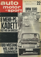 Auto, Motor & Sport 1963 No. 22