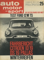 Auto, Motor & Sport 1964 Heft 25