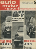 Auto, Motor & Sport 1965 No. 5