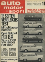 Auto, Motor & Sport 1965 Heft 11