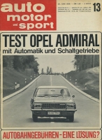 Auto, Motor & Sport 1966 No. 13