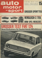 Auto, Motor & Sport 1966 No. 15