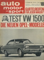 Auto, Motor & Sport 1966 No. 18