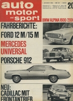 Auto, Motor & Sport 1966 No. 20