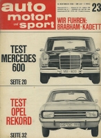 Auto, Motor & Sport 1966 No. 23