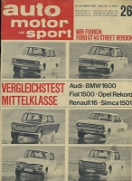 Auto, Motor & Sport 1966 No. 26