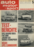 Auto, Motor & Sport 1967 No. 5