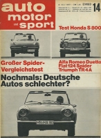 Auto, Motor & Sport 1967 Heft 14
