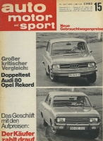 Auto, Motor & Sport 1967 No. 15