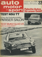 Auto, Motor & Sport 1967 No. 22