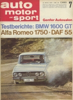 Auto, Motor & Sport 1968 No. 7