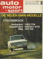 Auto, Motor & Sport 1968 No. 9