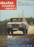 Auto, Motor & Sport 1968 No. 11