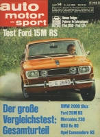 Auto, Motor & Sport 1968 No. 14