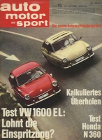 Auto, Motor & Sport 1968 No. 15