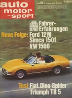 Auto, Motor & Sport 1968 No. 16