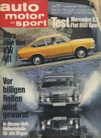 Auto, Motor & Sport 1968 No. 17