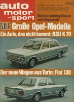 Auto, Motor & Sport 1969 No. 6