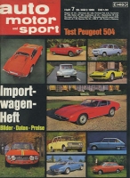 Auto, Motor & Sport 1969 Heft 7