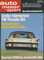 Auto, Motor & Sport 1969 Heft 22