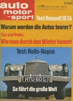 Auto, Motor & Sport 1969 No. 25