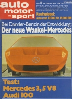 Auto, Motor & Sport 1970 Heft 5