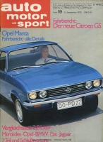 Auto, Motor & Sport 1970 Heft 19