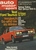 Auto, Motor & Sport 1970 Heft 24