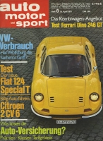 Auto, Motor & Sport 1971 Heft 8