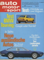 Auto, Motor & Sport 1971 No. 17